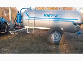Бочка МЖТ-8 навоз; вакумна з розкидачем 12м