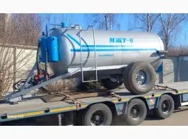 Бочка для навозу МЖТ-8 (8м3) вакумна з розкидачем