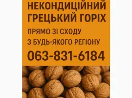Зображення для оголошення Купимо некондиційний грецький горіх
