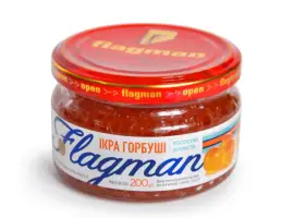 Зображення для оголошення Икра красная лососевая горбуша стекло ТМ «Флагман»