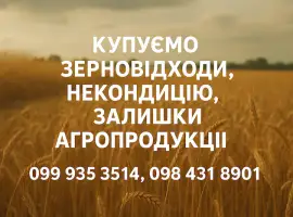 Зображення для оголошення Закупівля зерновідходів та некондиційної агропродукції