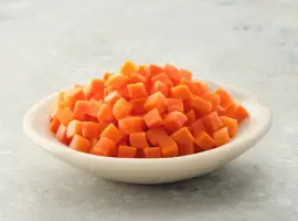Зображення для оголошення Продам заморожена морква кубик оптом від 5 тонн кубик для супових сумішей Вінницька обл. F