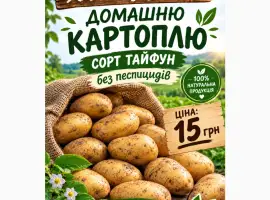 Продам смачну домашню картоплю