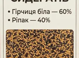 Зображення для оголошення Сидерат. Суміш сидератів Гірчиця біла - 60%. Ріпак -40%.Біла гірчиця. Ріпак