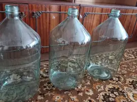 Бутыль стеклянный, 20л, 10л