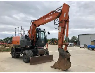 Колесный экскаватор Hitachi ZX 140 W-3. Экскаватор б/у