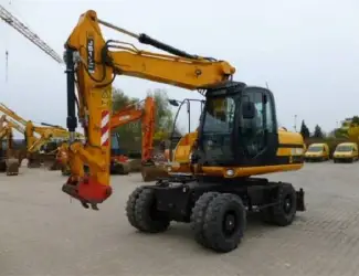 Колесный экскаватор JCB. Колесный экскаватор JCB JS175W
