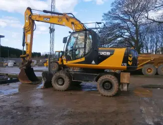 Колесный экскаватор JCB JS175W. В Украине не работал