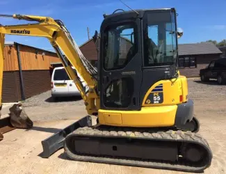Мини-экскаватор Komatsu PC55MR-3. Мини-экскаватор б/у