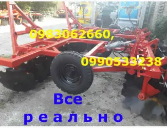 Зображення для оголошення Реальная чисто прицепная борона БДП 2.5-20 дискатор новый для МТЗ (82-892)( диск 660мм)