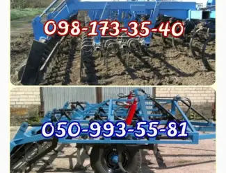 Культиваторы с катком и пружинами КГШ-4 /КГШ8, 4 м. предпосевной