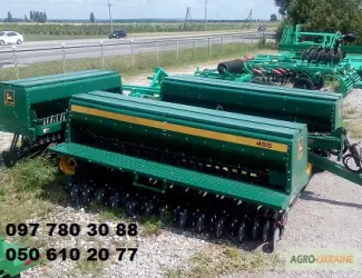 Сеялка зерновая механическая Джон Дир (John Deere) 455 (Б/У)