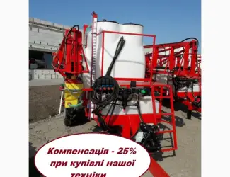 Обприскувач від виробника 3000 л штанга 18