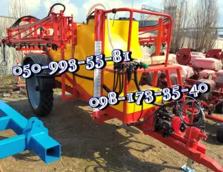 Обприскувач причіпний ОП-2000-18-21м, штанга Гідравліка Тандем