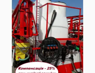Гідофікований обприскувач 3000 л штанга 21 м - КОМПЕНСАЦІЯ - 25%