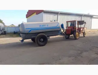Бочка навозу МЖТ-8 (8м3) вакумна з розкидачем