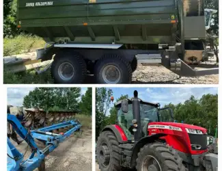 Надамо послуги з : - зерновим бункером перевантажувачем 20 куб - оранкою