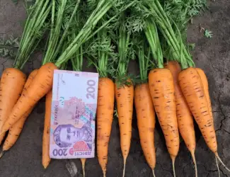 Продам морковь молодую
