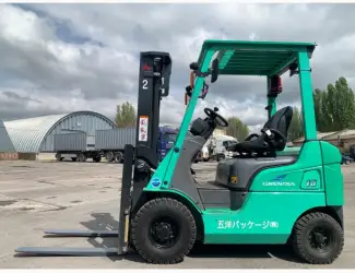 Зображення для оголошення Вилковий автонавантажувач Mitsubishi на 1.5 тонни, 2020 року, на пневмошинах