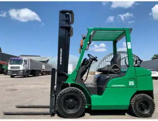 Зображення для оголошення Газ-бензиновый вилочный погрузчик Mitsubishi с двумя дополнительным секциями гидравлики