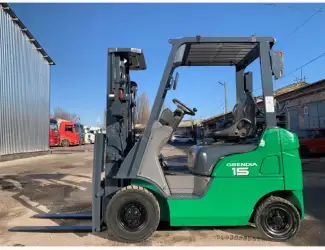 Зображення для оголошення Вилочний навантажувач Mitsubishi KFGE15T-KF2D вагоннiк з щоглою 4.3 метри