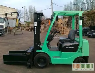 Зображення для оголошення Вилочный автопогрузчик Mitsubishi с захватом КИП