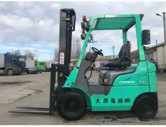 Зображення для оголошення Вилочный бензиновый автопогрузчик Mitsubishi с позиционером