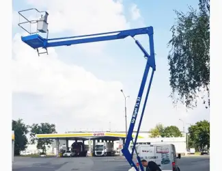 Зображення для оголошення Прицепной коленчатый подъемник Upright TL33, 12 метров рабочая высота, электро