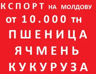 Зображення для оголошення ЗЕРНОВЫЕ на Молдову = Пшеница = Ячмень