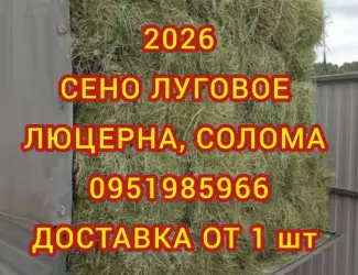 Зображення для оголошення Сено солома сіно в мешках
