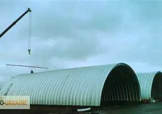 Монтаж и производство бескаркасных ангаров