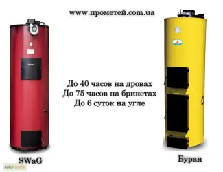 Зображення для оголошення Твердотопливные котлы долгогорящие