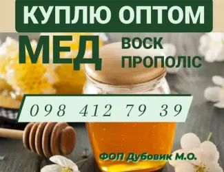 Закуповуємо мед в необмеженій кількості