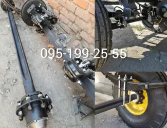 Зображення для оголошення Вісь передня та вісь задня в зборі причепа 2ПТС-4
