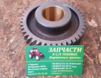Зображення для оголошення Шестерня промежуточная ЮМЗ Д04-С02 СБ (ЮМЗ, Д-65) z 42, с втулкой