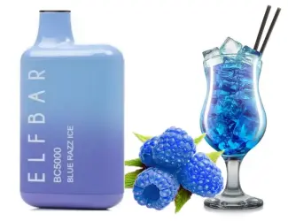 Зображення для оголошення Електрона сигарета Elfbar BC 5% 5000 тяг • Синя малина з льодом •