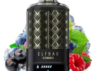 Зображення для оголошення Сигарета з перемиканням смаків ELF BAR 25000 тяг • Смородина-Малина <=> Виноград •