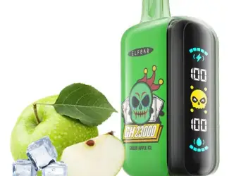 Зображення для оголошення Електрона сигарета ELF BAR GH 5% 23000 тяг, Льодяне Зелене Яблуко