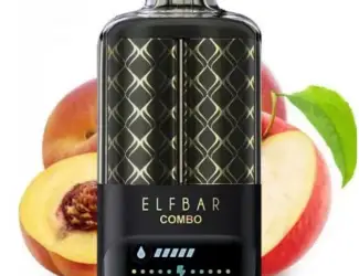 Зображення для оголошення Електронка ELFBAR Combo 25000 тяг. Перемикання смаків:Яблуко<=>Соковитий Персик
