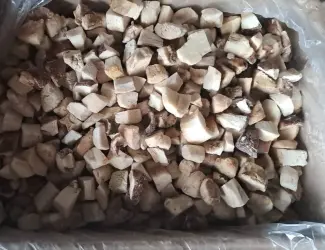 Зображення для оголошення Продам заморожені білі гриби (кубики) - оптом 1 сорт
