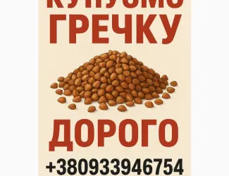 Купимо гречку по всій Україні. Дорого