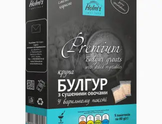 Зображення для оголошення Крупа булгур 3 крупний з сушеними овочами - варільний пакет