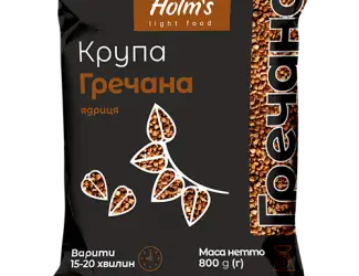 Зображення для оголошення Крупа гречана ТМ «Holm’s» - полипропиленовая упаковка 800 г