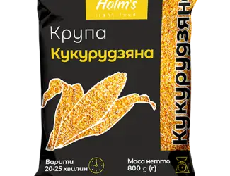 Зображення для оголошення Крупа кукурузная ТМ «Holm’s» - полипропиленовая упаковка 800 г