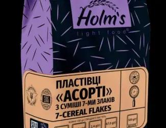 Зображення для оголошення Пластівці Асорті 7 злаків ТМ «Holm’s» – крафт пакет 500 г