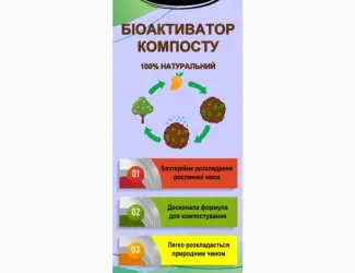 Зображення для оголошення Біоактиватор для компосту Super Sanatio