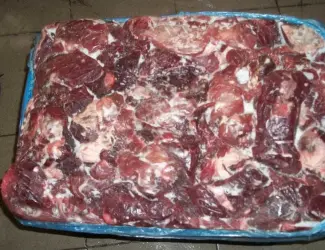 Субпродукты для животных, говядина