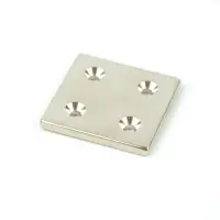 Зображення для оголошення Магніт 40x40x4 mm -7/3.5 mm x 4 потай
