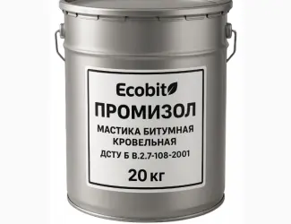 Зображення для оголошення Мастики битумные кровельные ПРОМИЗОЛ Ecobit -1 ДСТУ Б В.2.7-108-2001 ( ГОСТ 30693-2000) 20