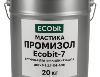Зображення для оголошення Мастика для приклейки рубероида ПРОМИЗОЛ Ecobit -7 ДСТУ Б В.2.7-108-2001 20 кг